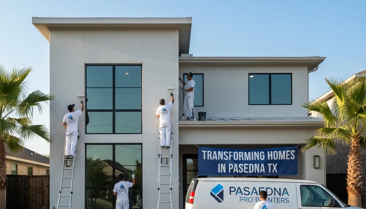 House painting service in Houston, TX for residential interior and exterior home painting